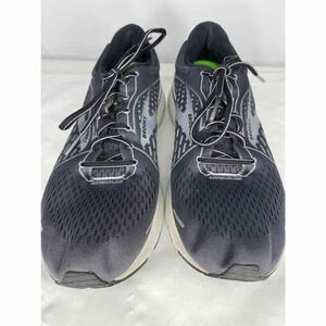 Brooks Adrenaline GTS 21 Men Running Shoes Size 11.5 Black Gray Lace Up Sneakers